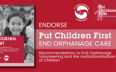 MEDIA RELEASE:Comhlámh and the End Orphanage Volunteering Working Group launch their key policy recommendations to help end the practice of orphanage volunteering and the institutionalisation of children globally