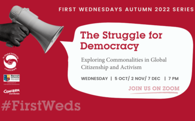 #FirstWeds Autumn Series 2022: The Struggle for Democracy – Exploring Commonalities in Global Citizenship and Activism
