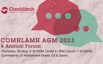 Comhlámh AGM & Annual Forum 2023- 25 May 2023