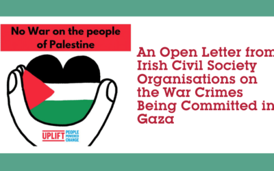Comhlámh Signs Uplift’s Open Letter to Our Leaders from Irish Civil Society Organisations on the War Crimes Being Committed in Gaza