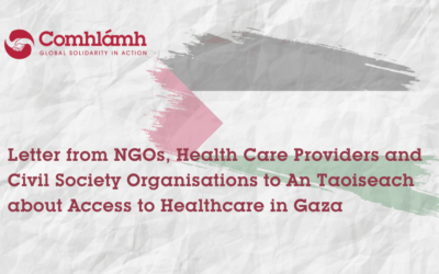 Letter From NGOs, Health Care Providers and Civil Society Organisations to An Taoiseach About Access to Healthcare in Gaza