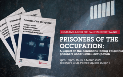 Justice for Palestine Group’s Report Launch: ‘Prisoners of the Occupation: A Report on the Conditions Facing Palestinian Prisoners Under Israeli Occupation’