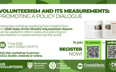 Join ‘Volunteerism and its measurements: Promoting a policy dialogue on the 2026 State of the World’s Volunteerism Report (SWVR)’ workshop